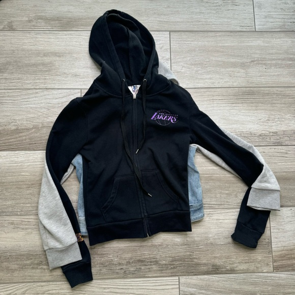 Girls Jacket Bundle LAKERS & TUCKER TATE JEAN JACKET size 10 - Picture 1 of 14